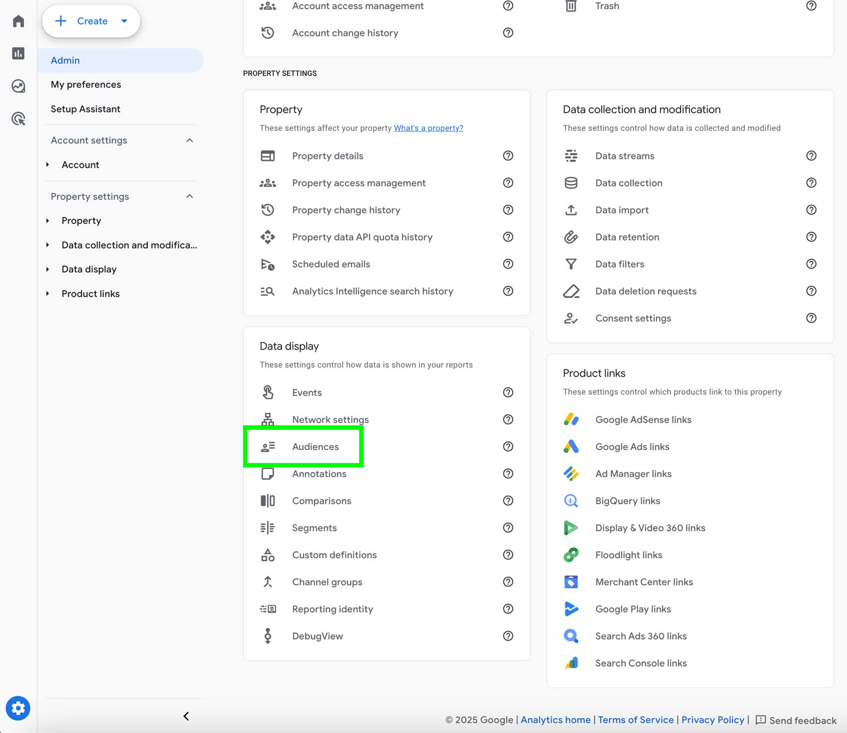 Google Analytics Audiences
