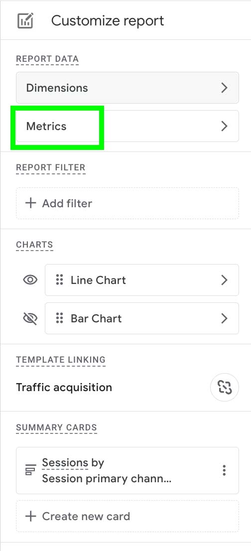 Google Analytics 4 Metrics