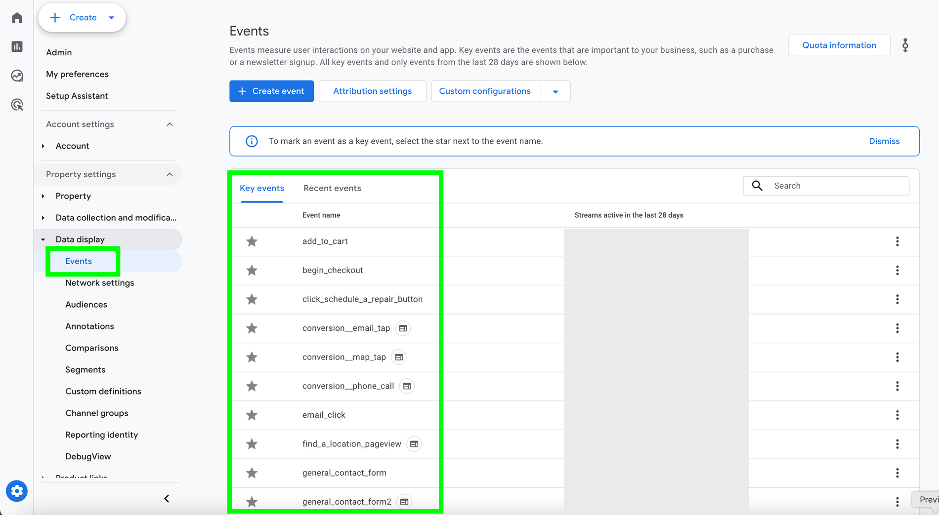Google Analytics 4 Events