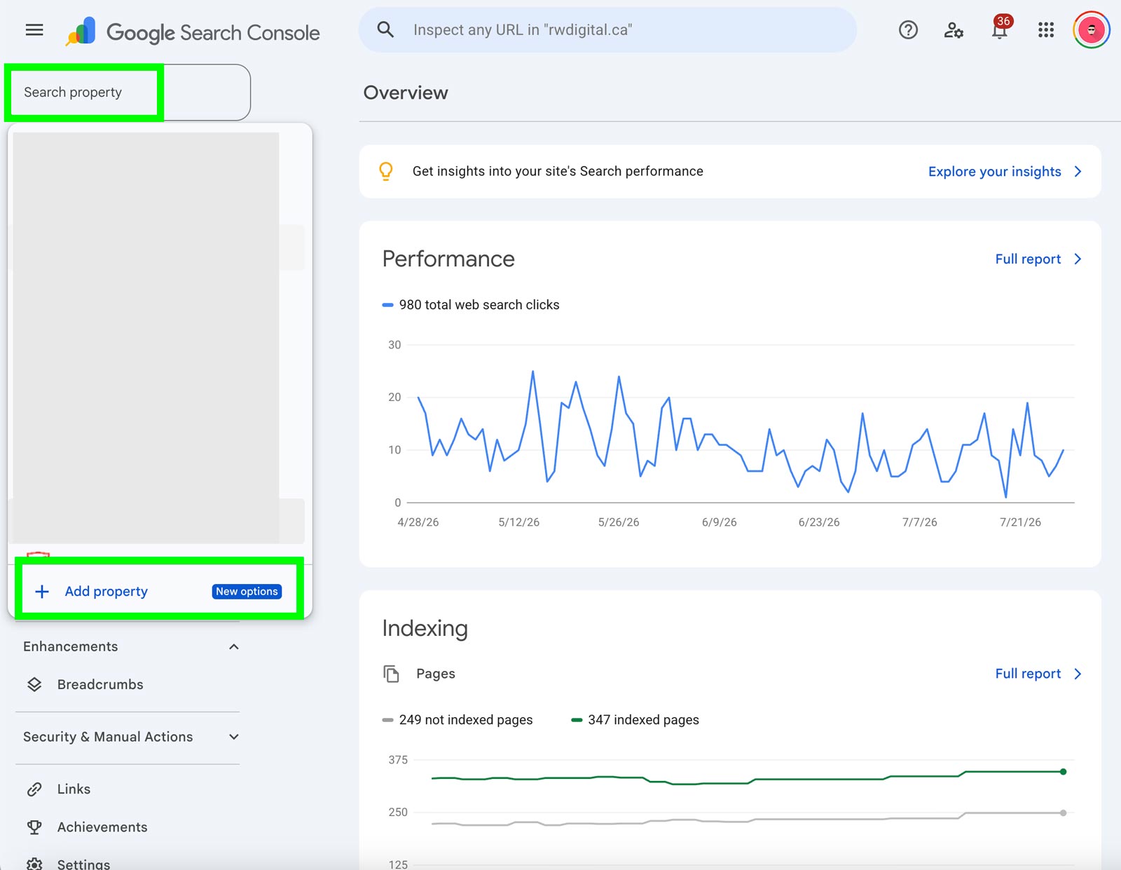 Google Search Console Social Reports